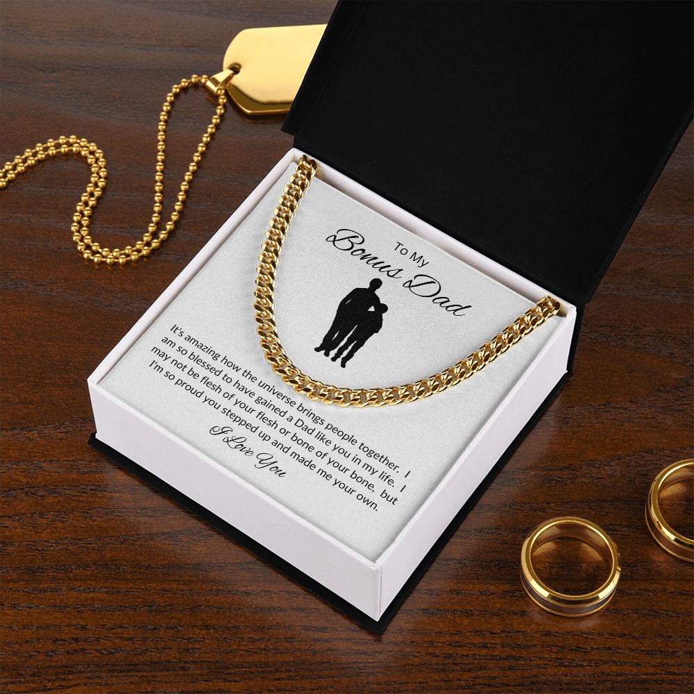 Bonus Dad from Your Other Son / Cuban Link Chain Necklace