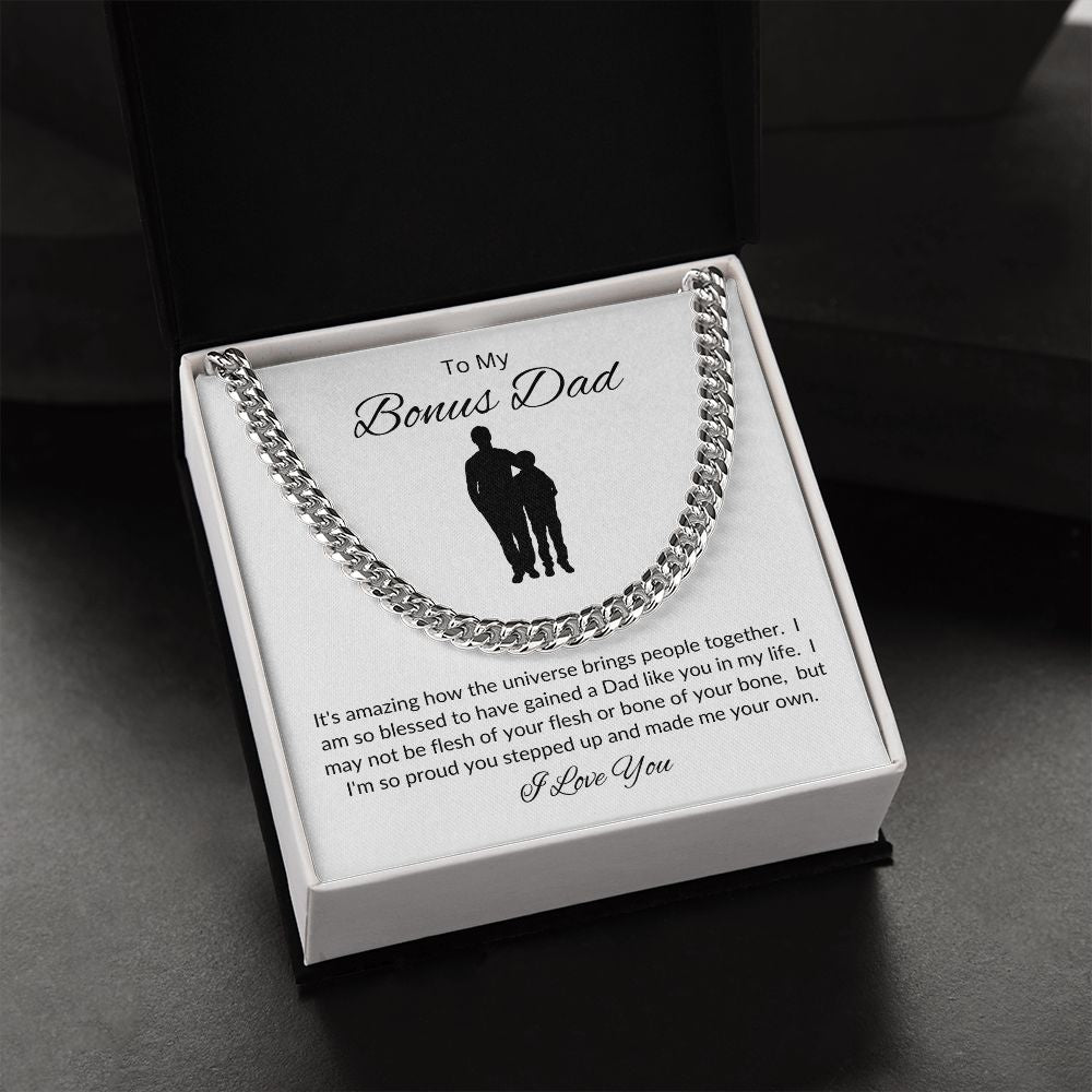 Bonus Dad from Your Other Son / Cuban Link Chain Necklace