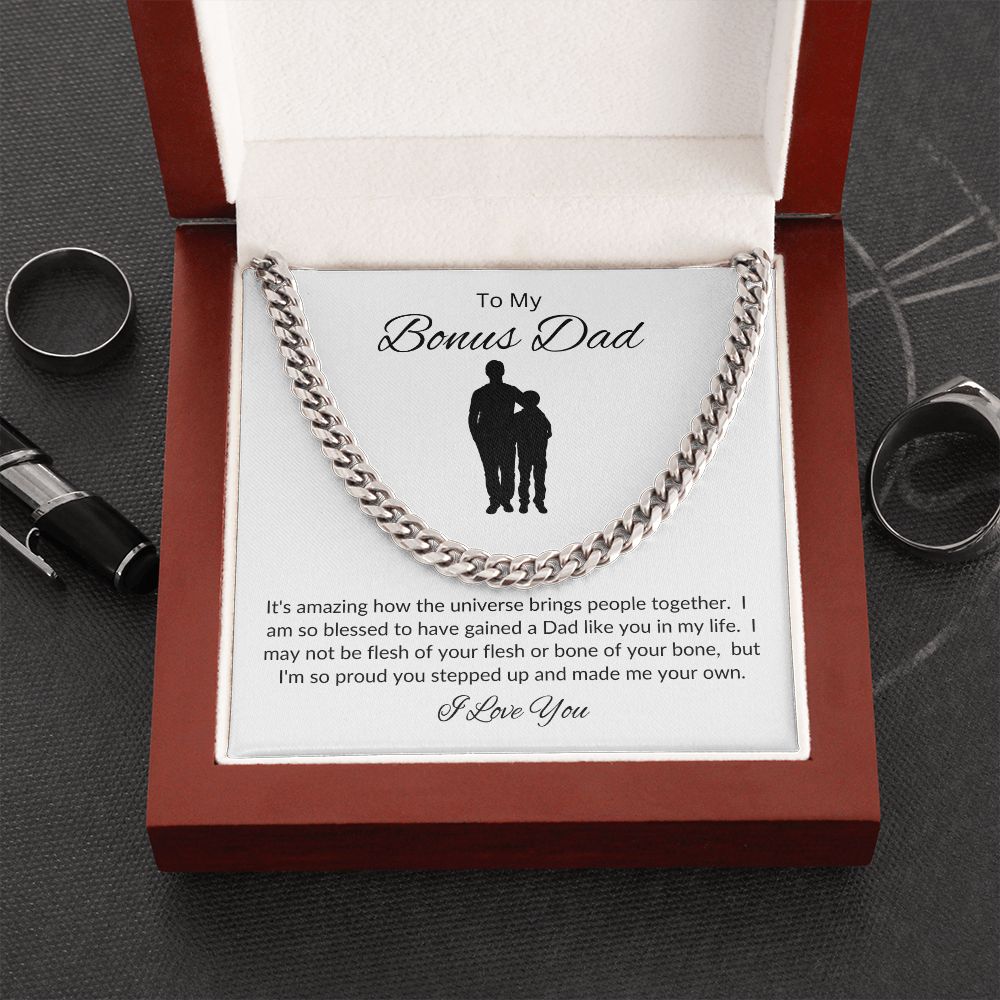 Bonus Dad from Your Other Son / Cuban Link Chain Necklace