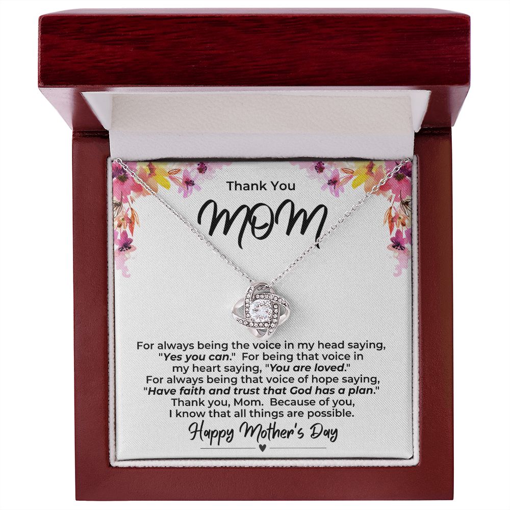 Love Knot for Mom Necklace