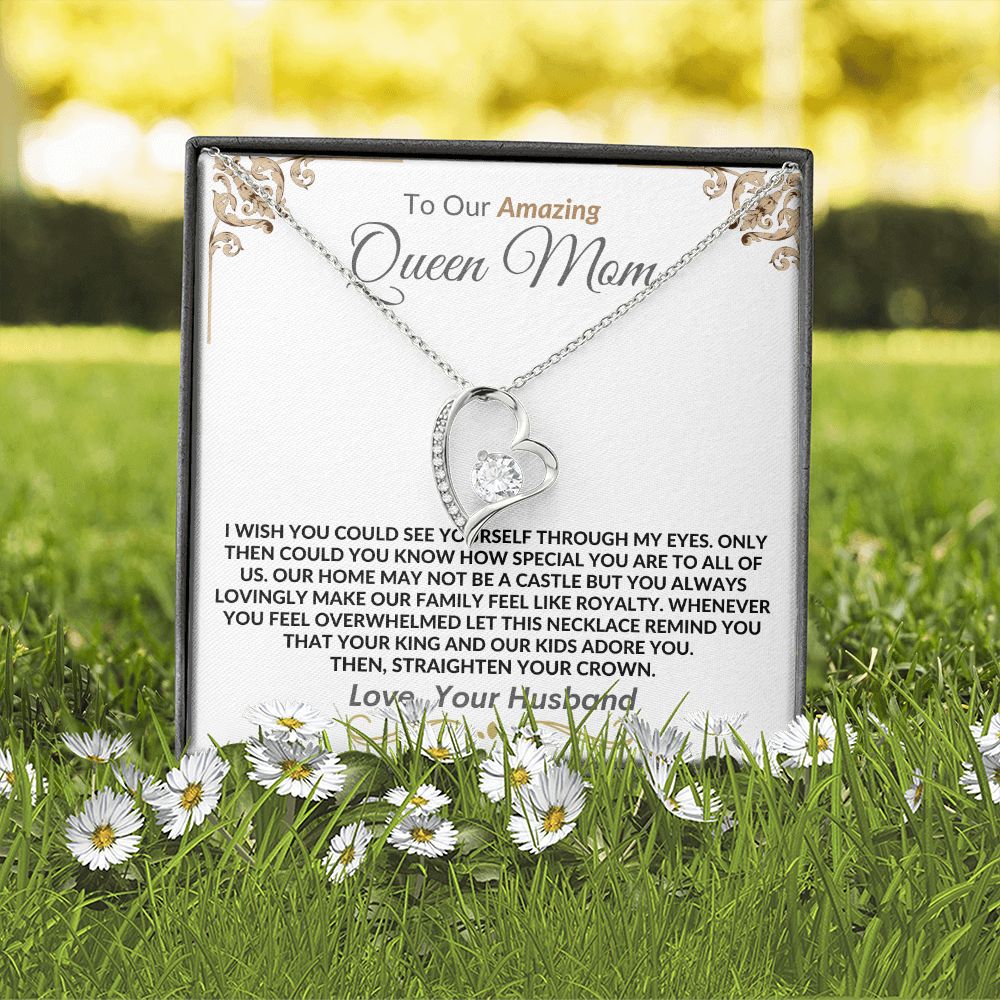 Queen Mom From Husband l Forever Love Necklace