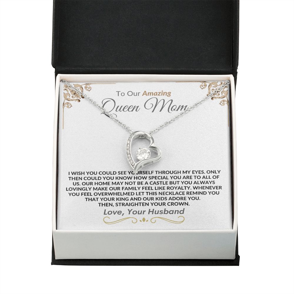 Queen Mom From Husband l Forever Love Necklace