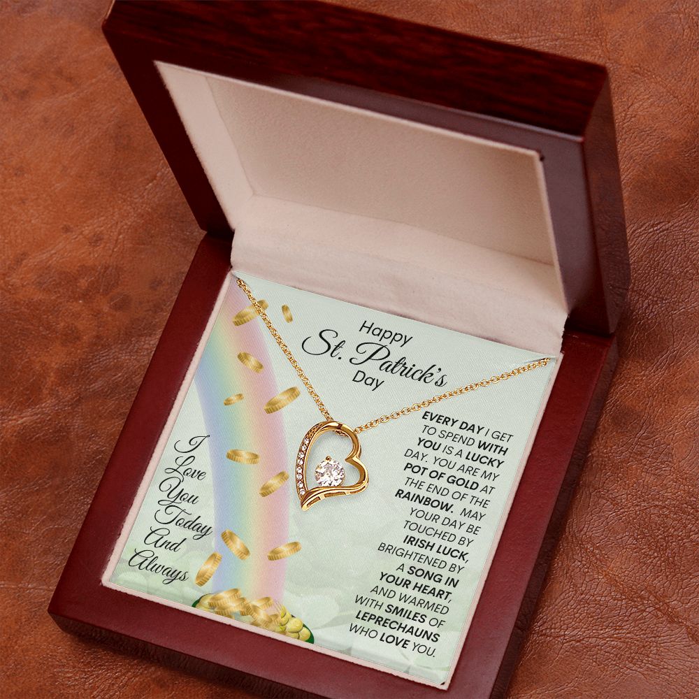 St Patrick's Day 4Ever Love Necklace