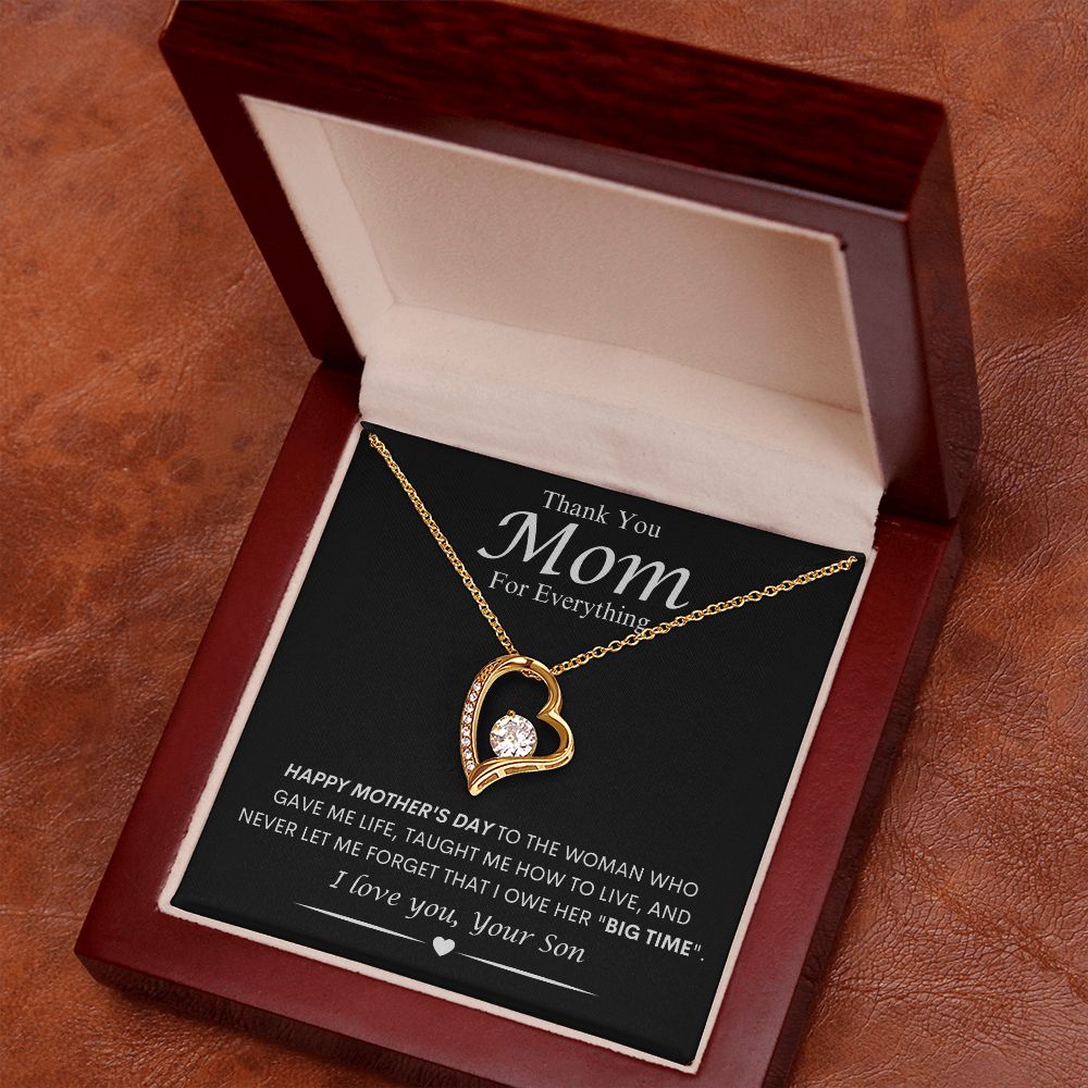 Mom from Son Forever Love Necklace