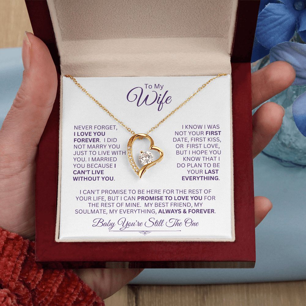 Wife You're My Always & Forever -- Forever Love Necklace