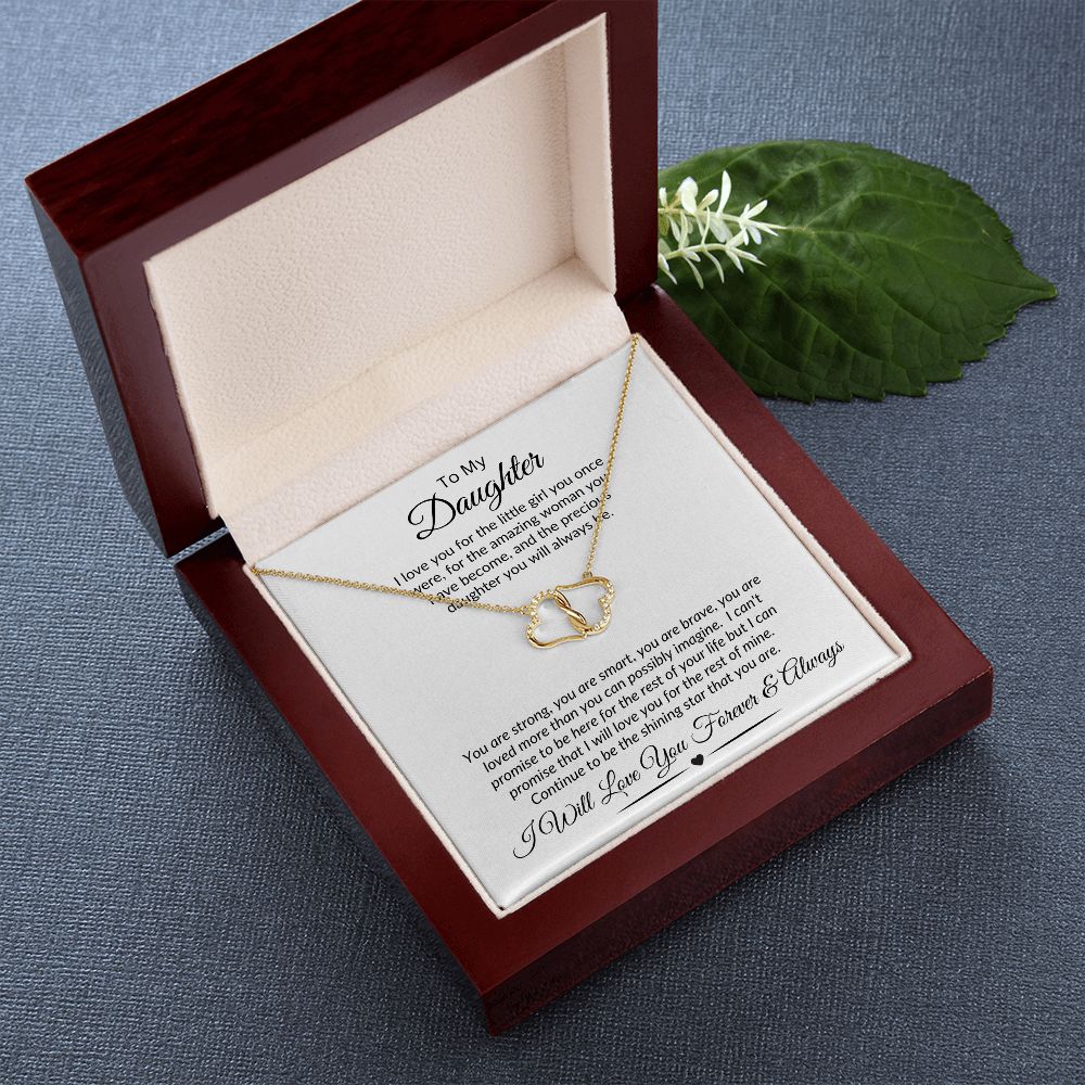Daughter I'm Proud To Say . . . . Everlasting Love Necklace