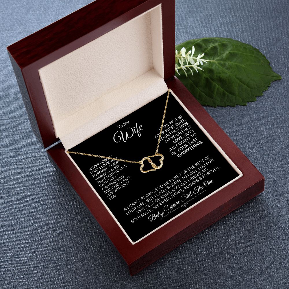 Wife, Everlasting Love / Connected Hearts Necklace