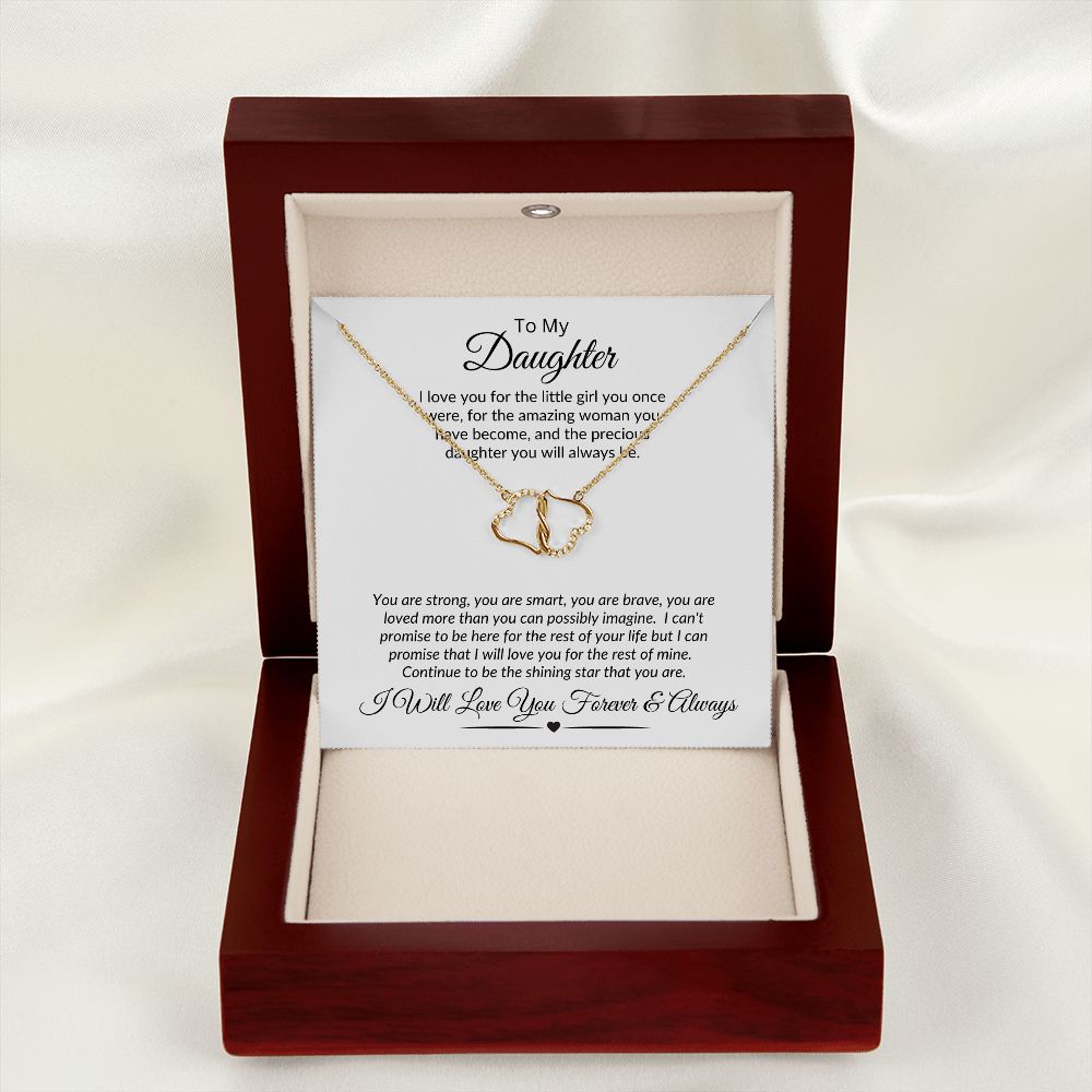 Daughter I'm Proud To Say . . . . Everlasting Love Necklace