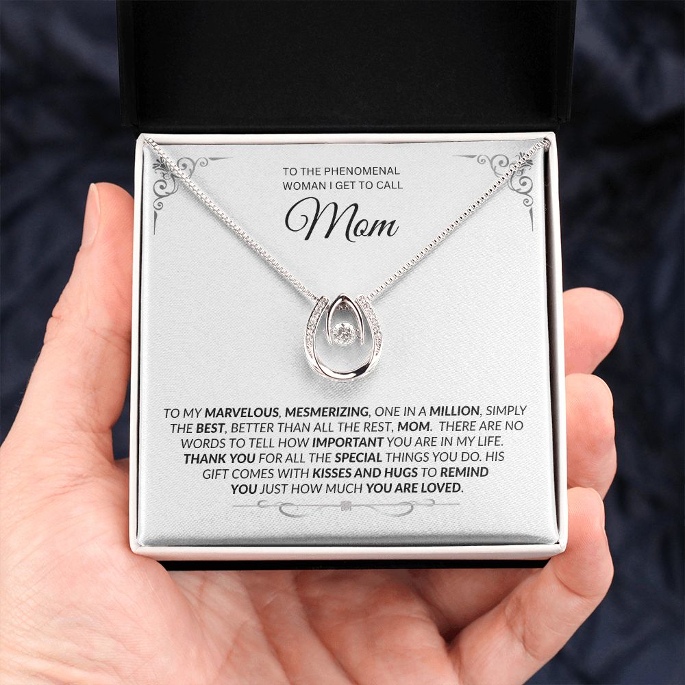 One In a Million Mom -- Lucky in Love Necklace