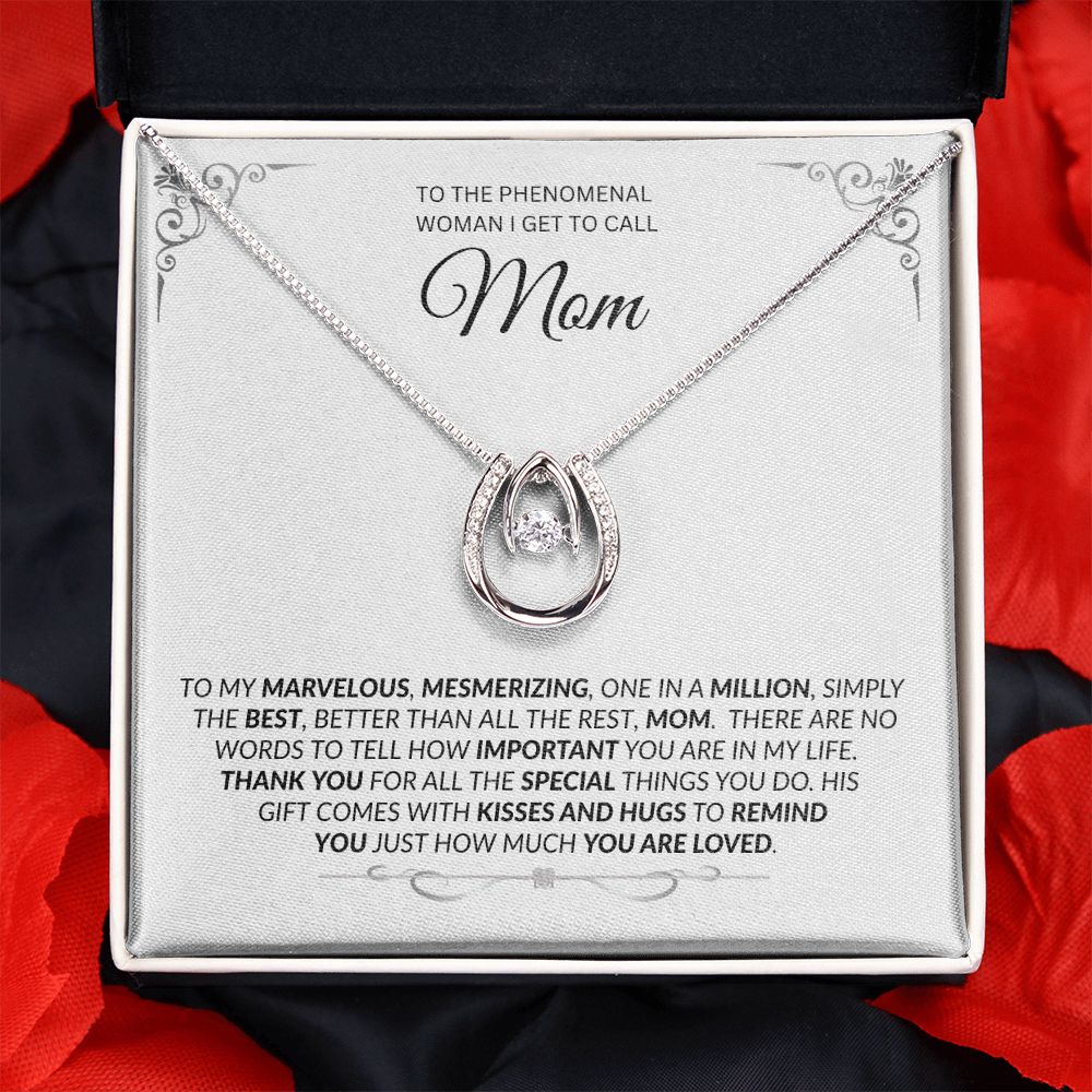 One In a Million Mom -- Lucky in Love Necklace