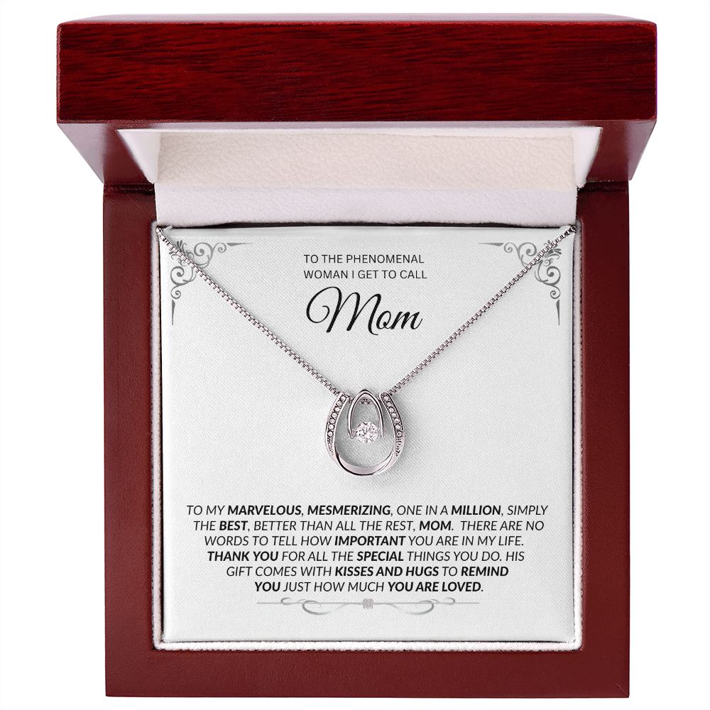 One In a Million Mom -- Lucky in Love Necklace