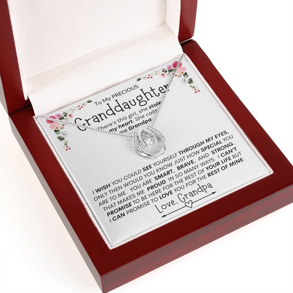 Granddaughter Lucky in Love Necklace