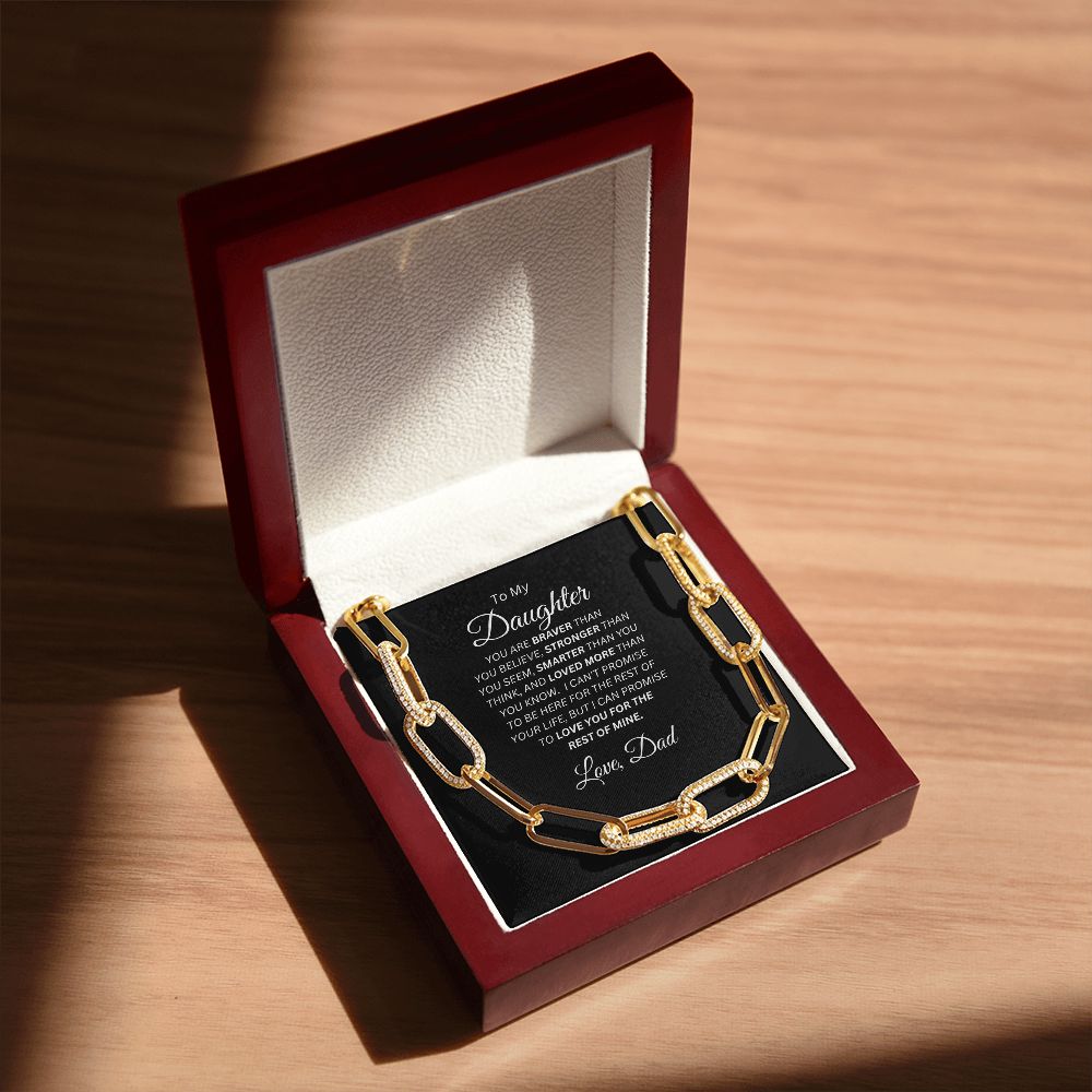 Daughter Forever Linked Necklace
