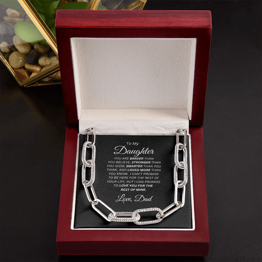 Daughter Forever Linked Necklace