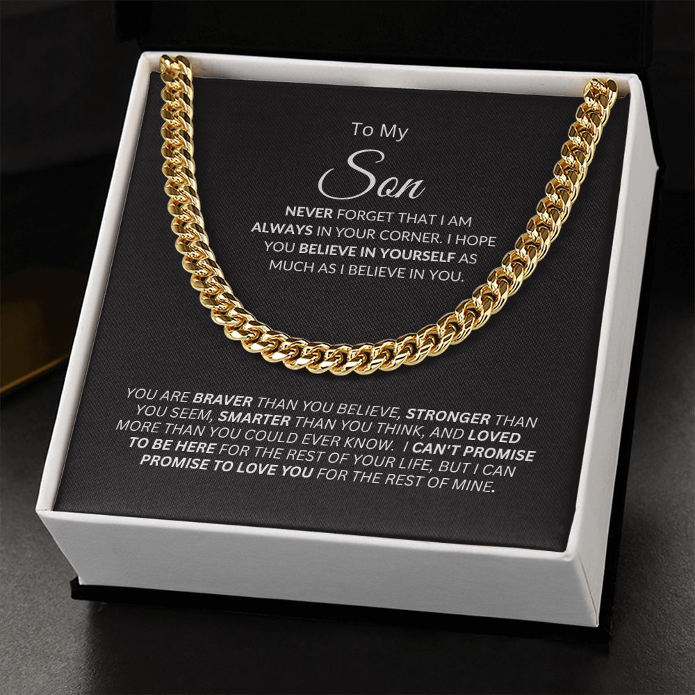 Son I'm Always in Your Corner / Link Chain Necklace