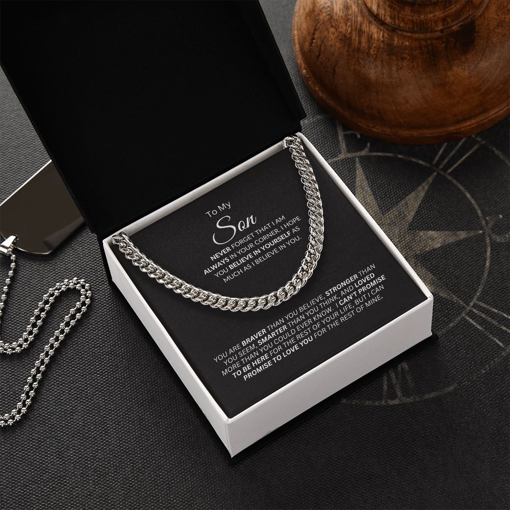 Son I'm Always in Your Corner / Link Chain Necklace