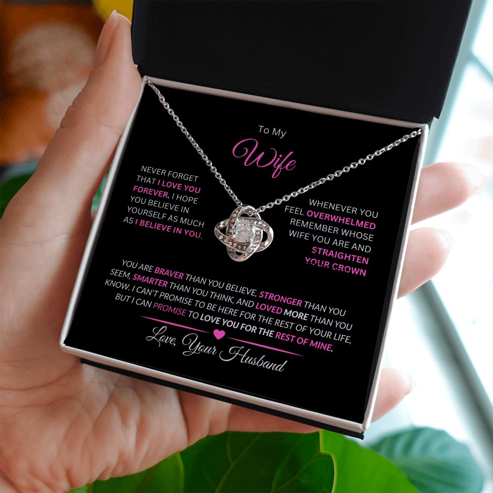Wife Love Knot Necklace