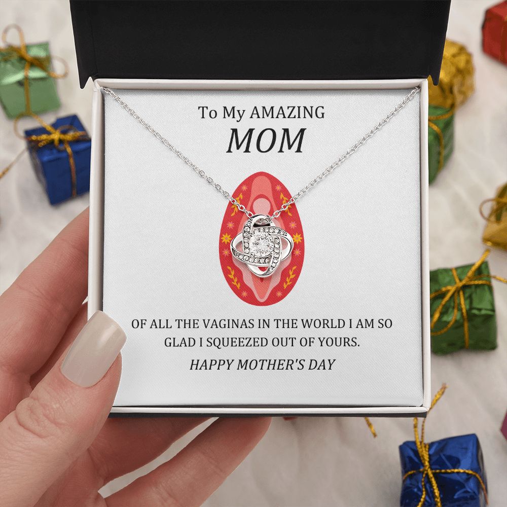Mom-Vajaja Love Knot Necklace