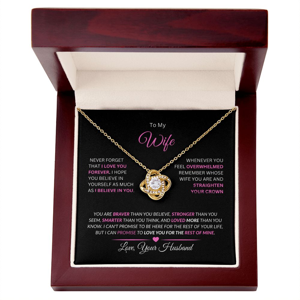 Wife Love Knot Necklace