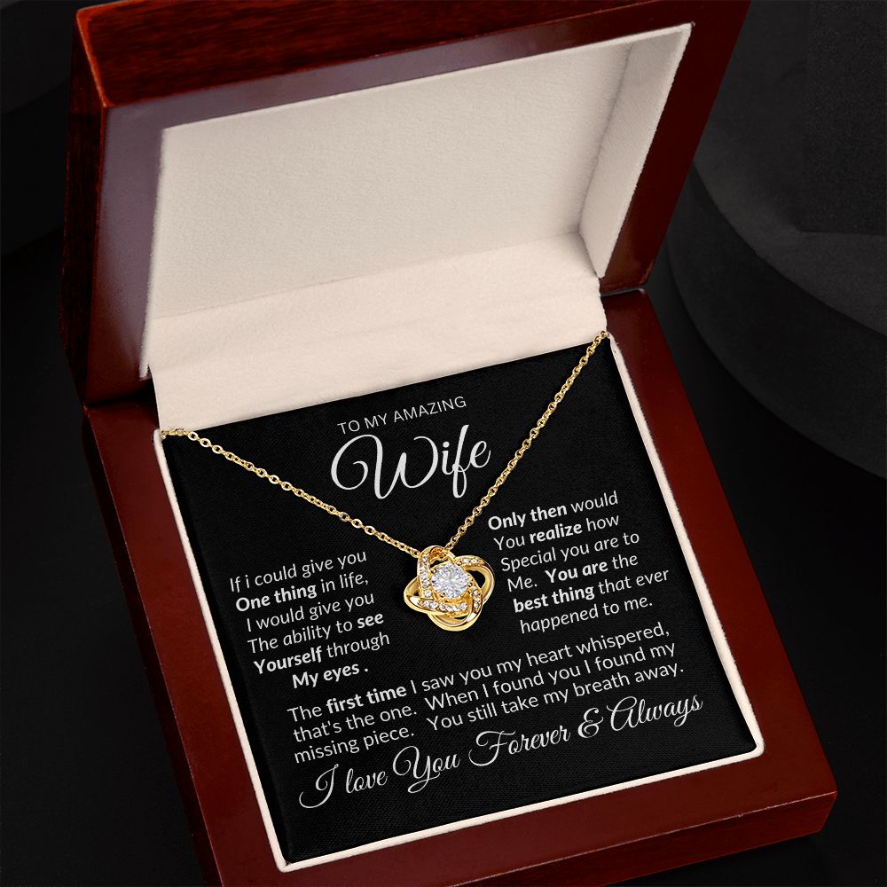 Wife Love Knot Necklace