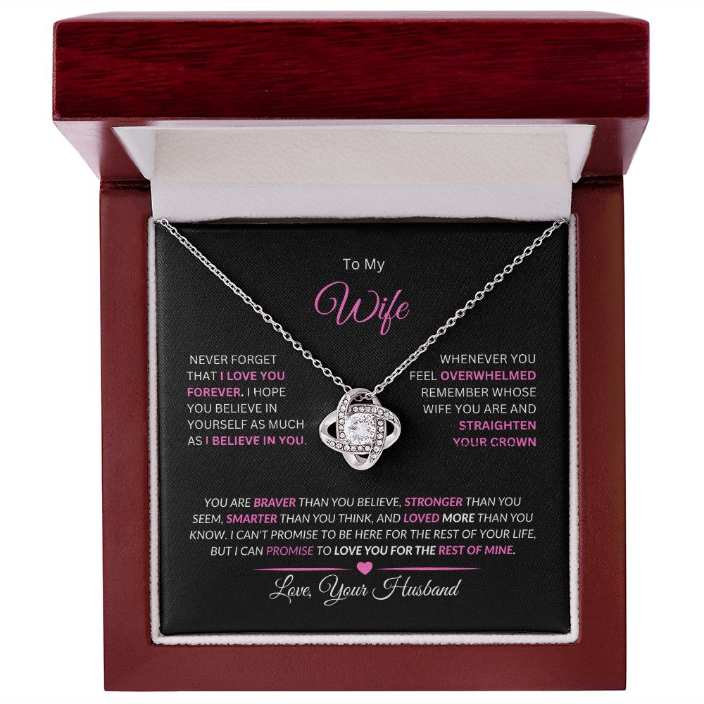 Wife Love Knot Necklace