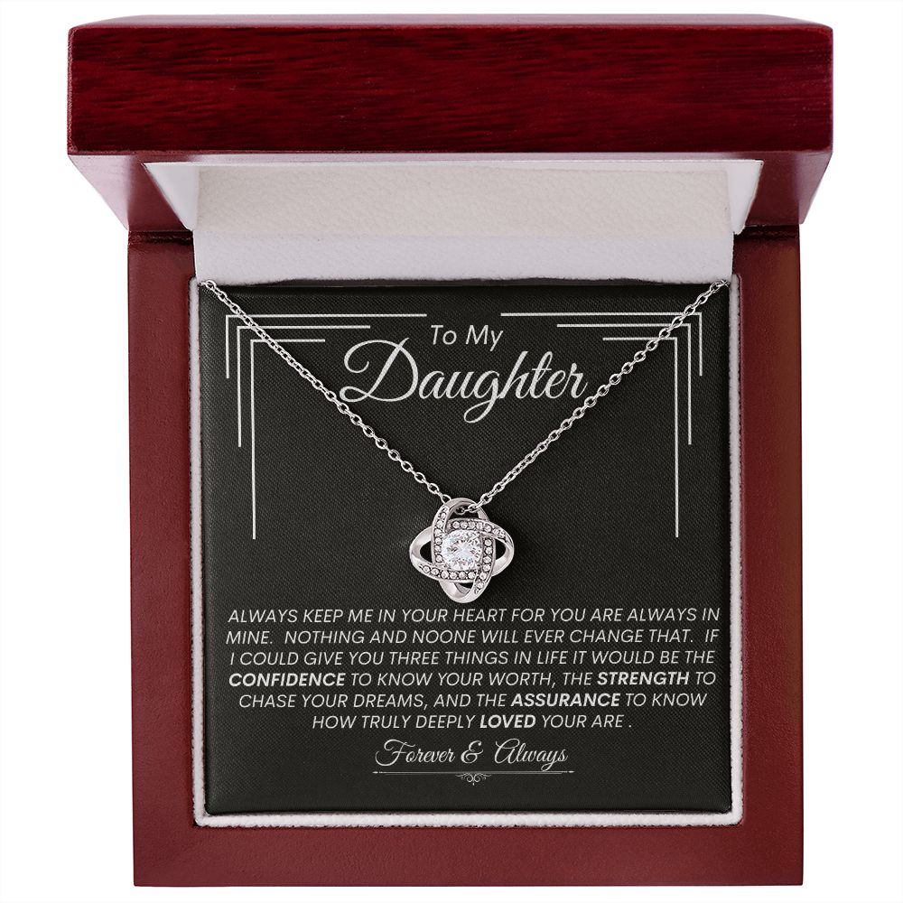 Daughter l Love Knot Necklace