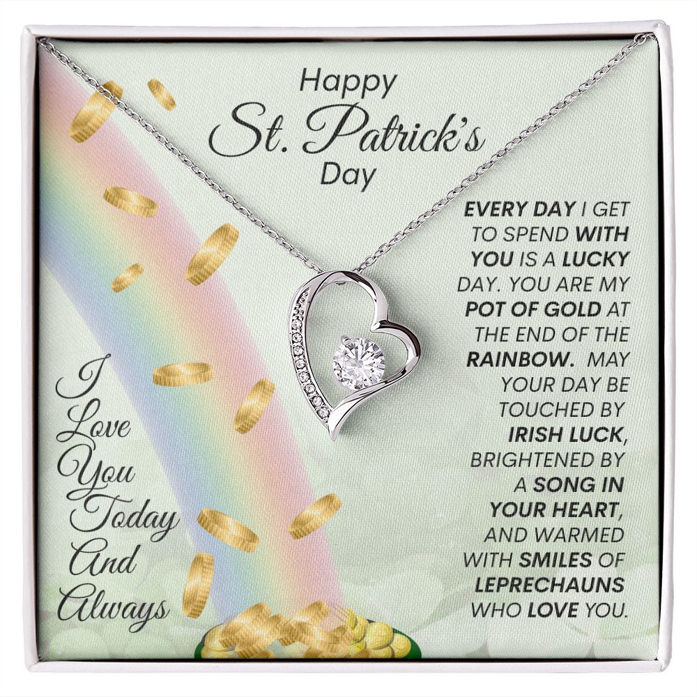 St Patrick's Day 4Ever Love Necklace
