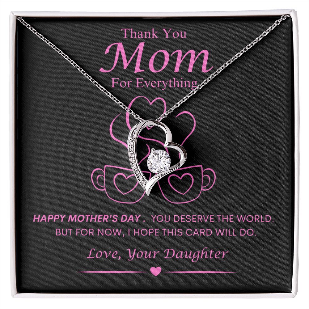 Mom From Daughter Forever Love Necklace