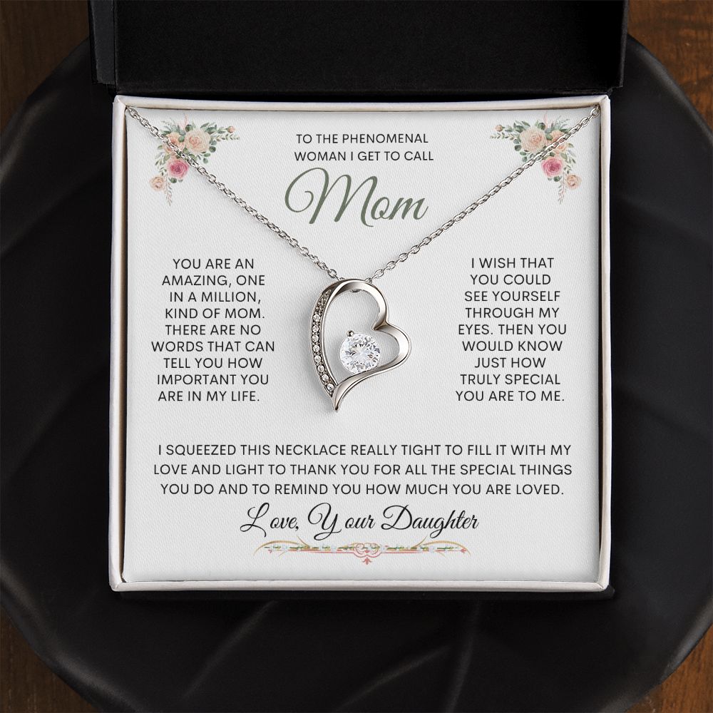 Mom From Daughter Forever Love Necklace