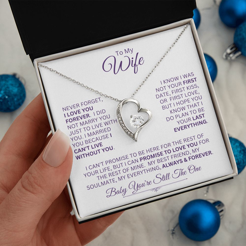 Wife You're My Always & Forever -- Forever Love Necklace