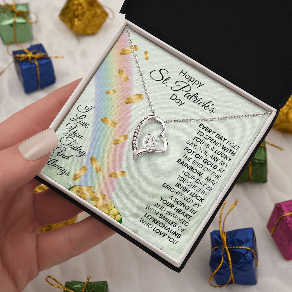 St Patrick's Day 4Ever Love Necklace