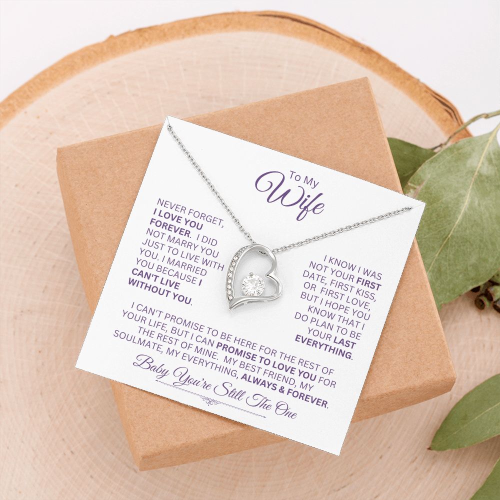 Wife You're My Always & Forever -- Forever Love Necklace