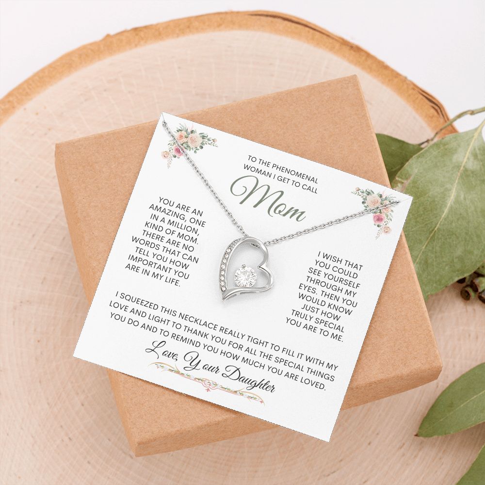 Mom From Daughter Forever Love Necklace