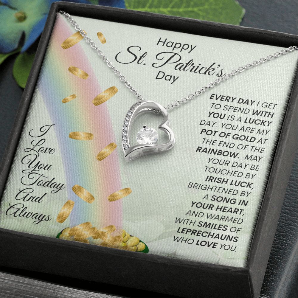 St Patrick's Day 4Ever Love Necklace
