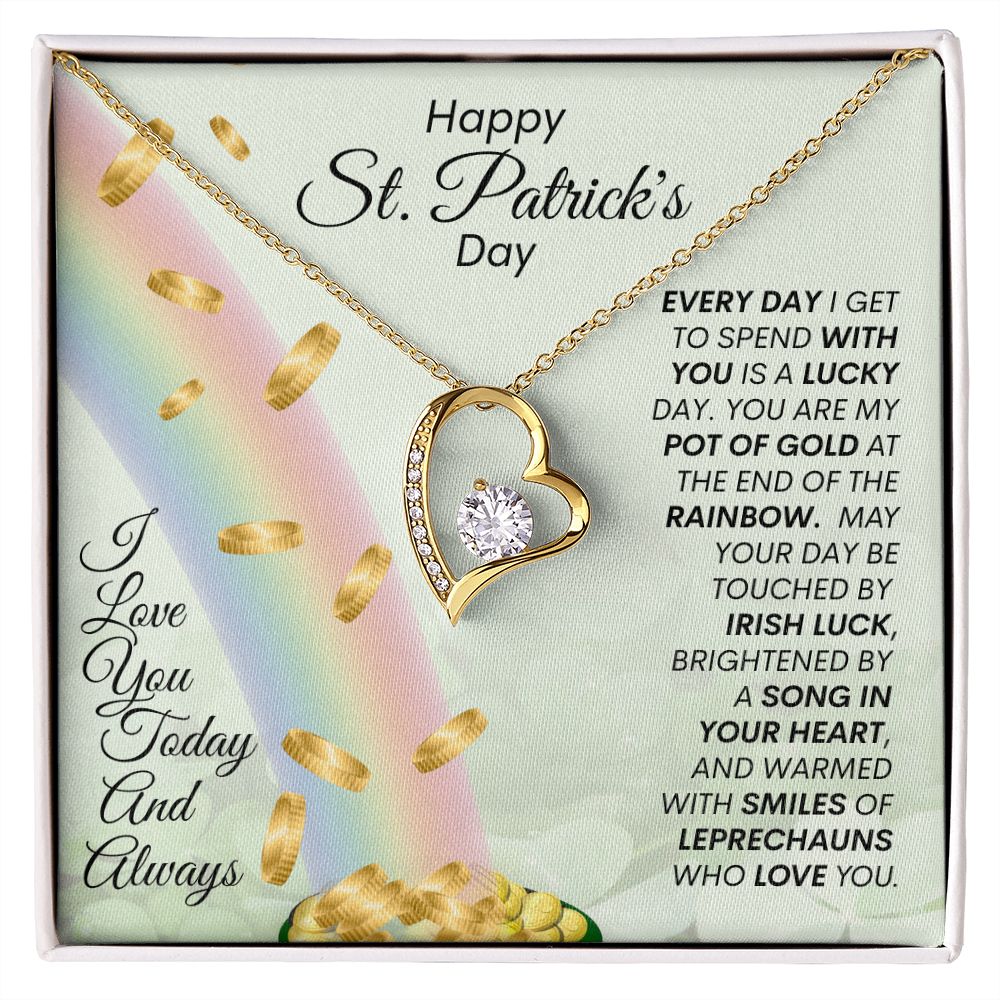 St Patrick's Day 4Ever Love Necklace