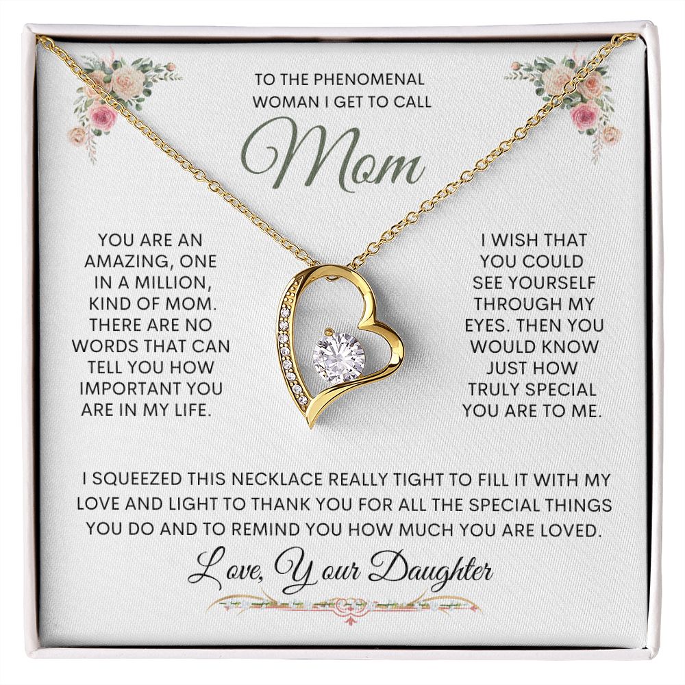 Mom From Daughter Forever Love Necklace