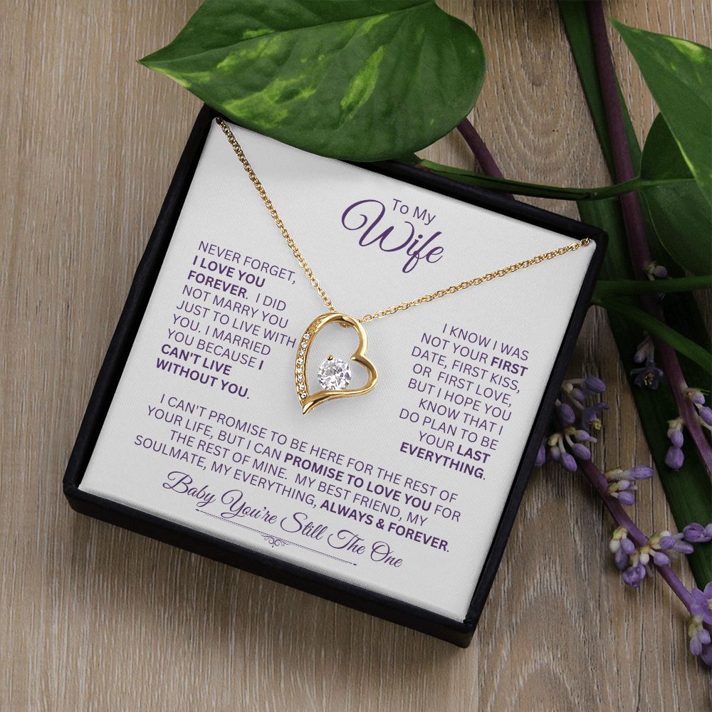 Wife You're My Always & Forever -- Forever Love Necklace