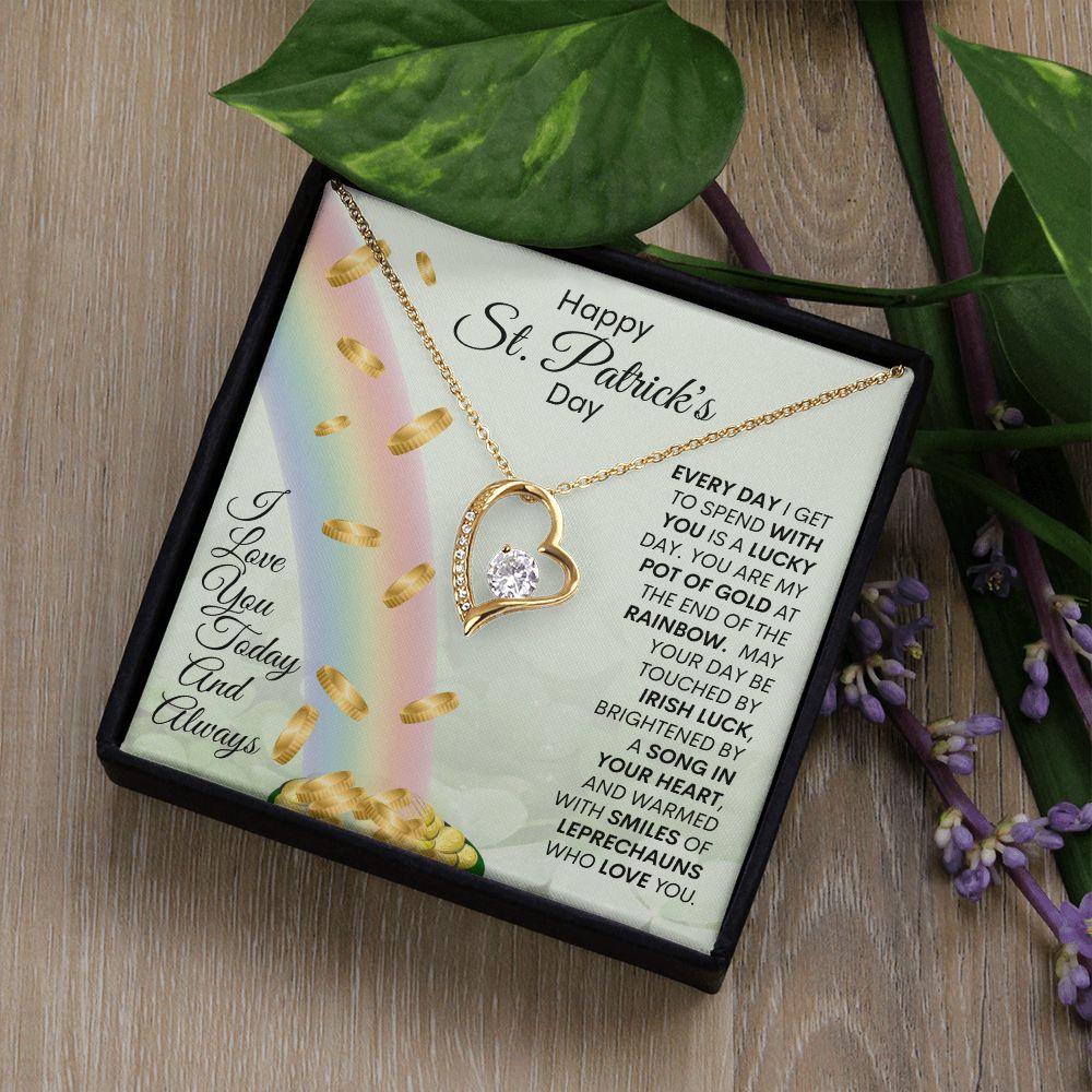 St Patrick's Day 4Ever Love Necklace
