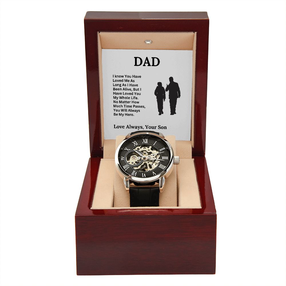 Dad, My Hero / Openwork Watch