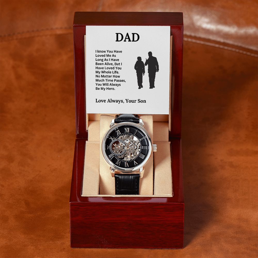 Dad, My Hero / Openwork Watch