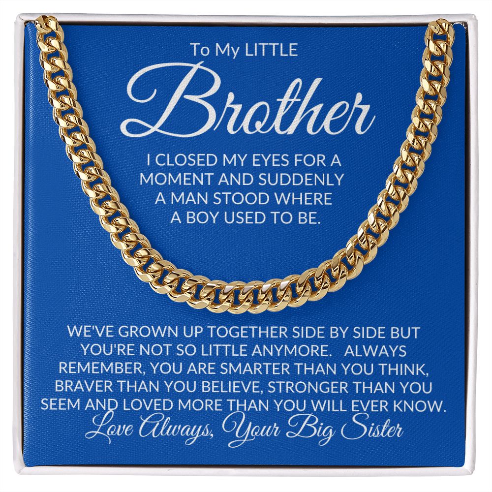 Brother from Big Sis l Cuban Link Chain Necklace