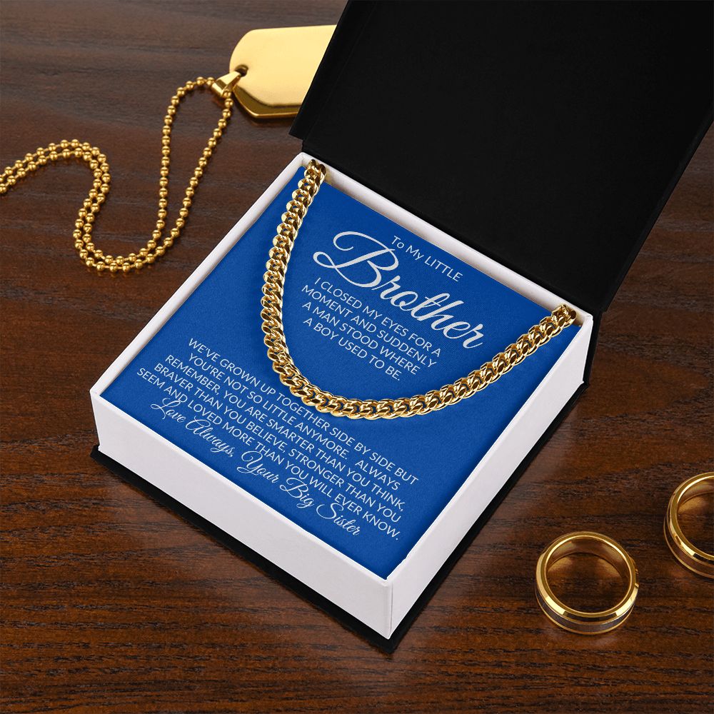 Brother from Big Sis l Cuban Link Chain Necklace
