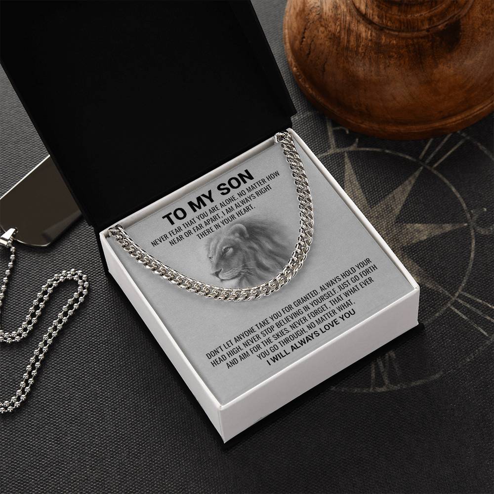 Son, I Will Always Love You / Cuban Link Chain Necklace
