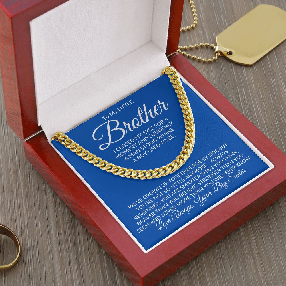 Brother from Big Sis l Cuban Link Chain Necklace