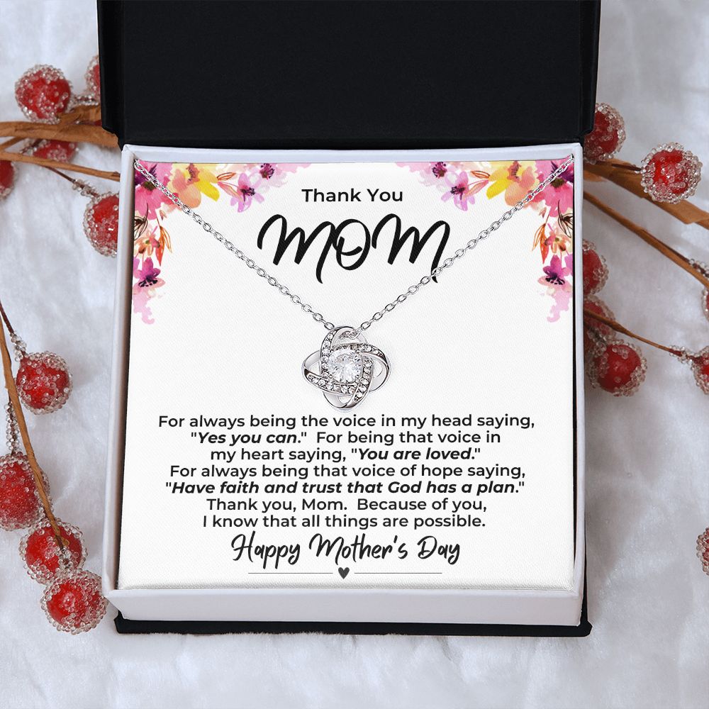 Love Knot for Mom Necklace