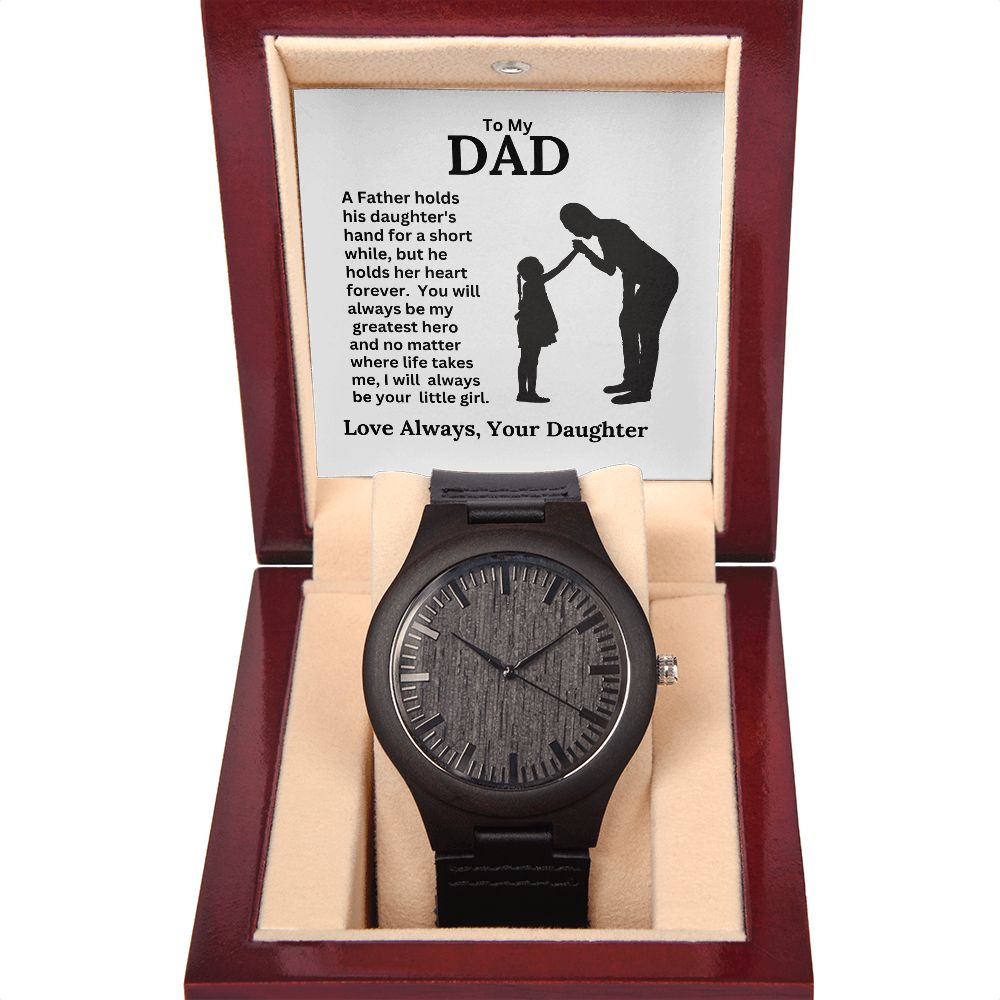 Dad You're My Greatest Hero / Wooden Watch