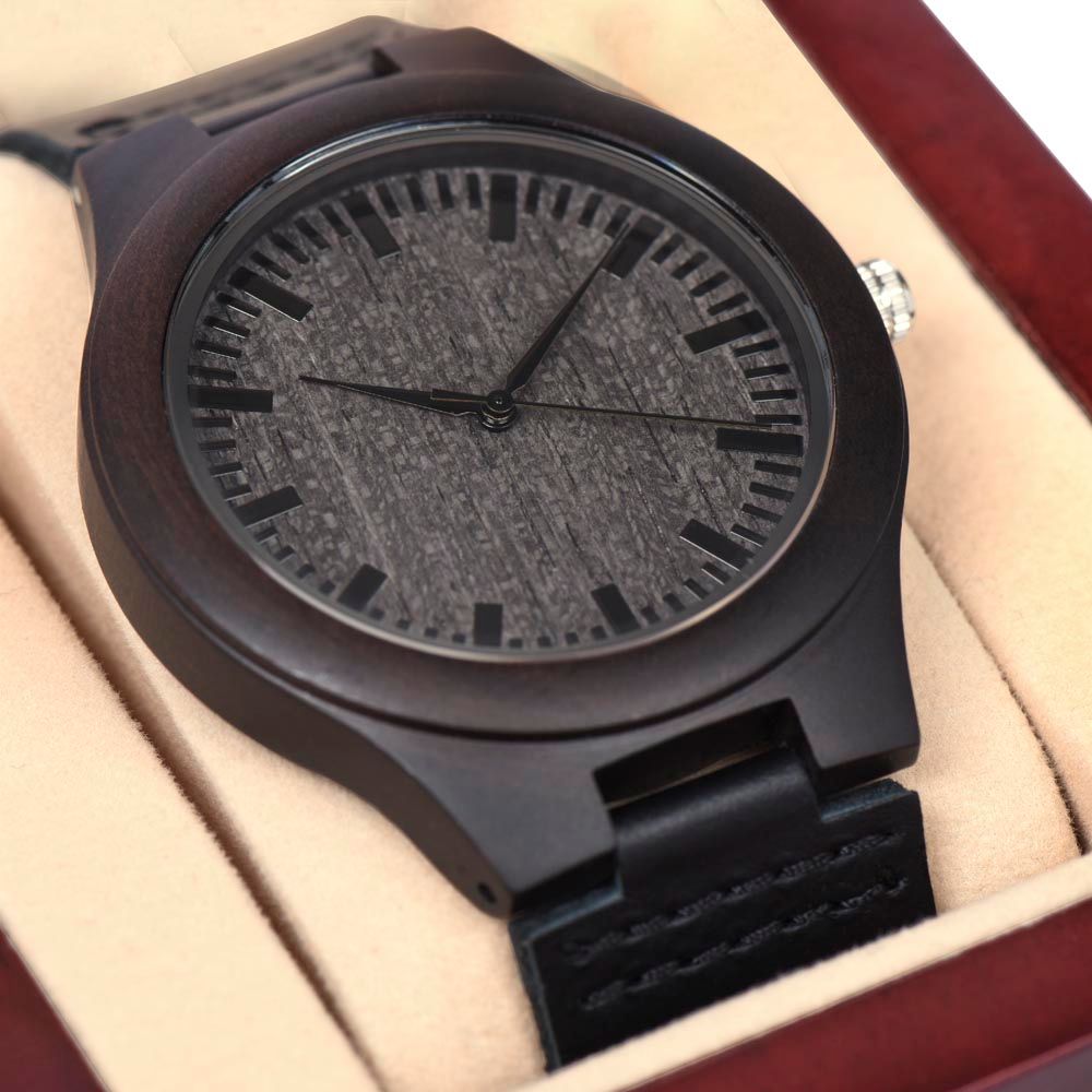 Dad You're My Greatest Hero / Wooden Watch