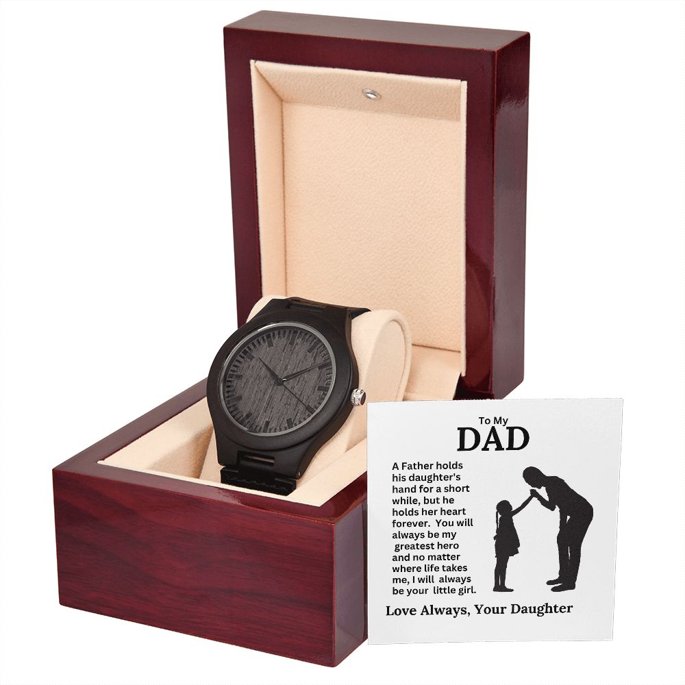 Dad You're My Greatest Hero / Wooden Watch