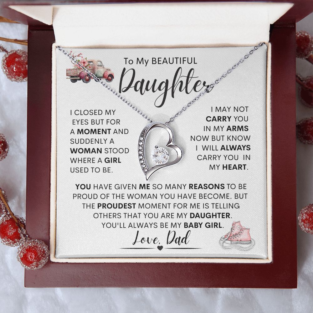 Daughter from Dad l  Forever Love Necklace