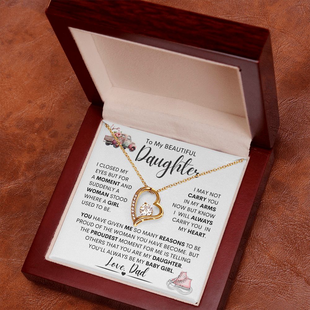 Daughter from Dad l  Forever Love Necklace